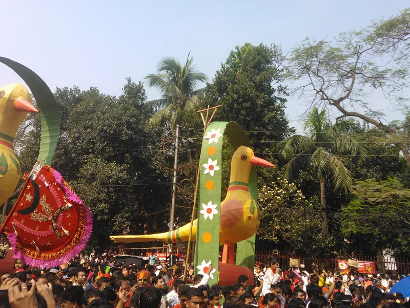 Festival effigy at Bengali new year