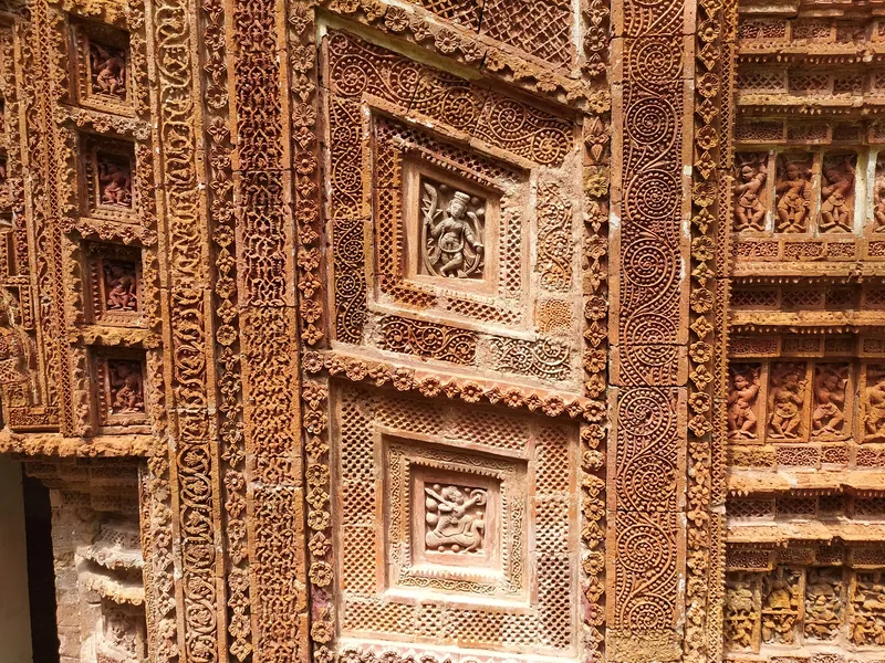 Terracotta panels at Puthia